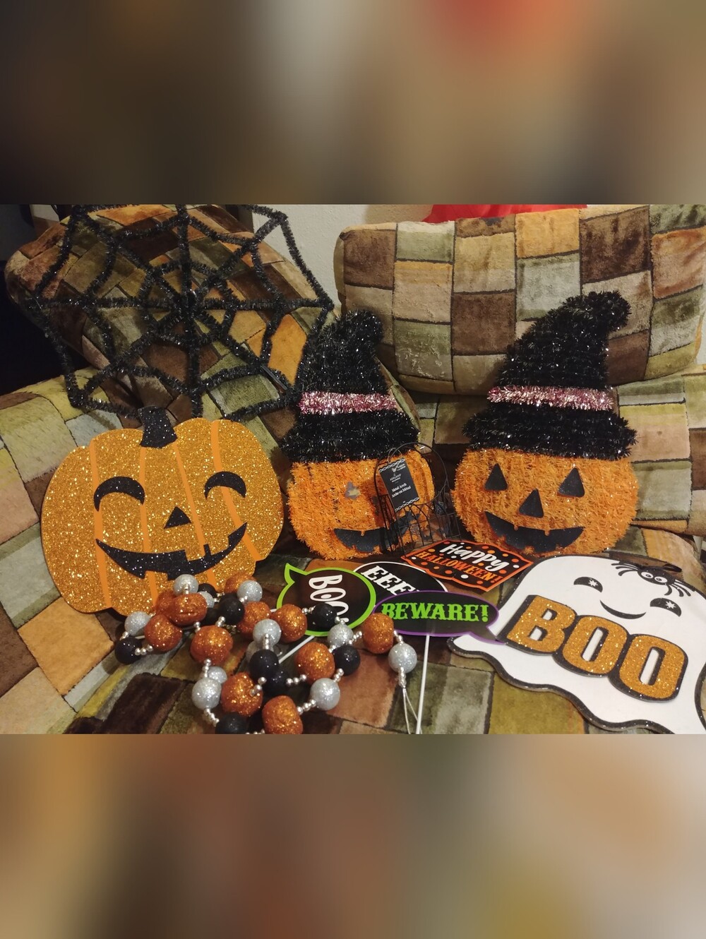 Halloween Pumpkin and Ghost Party Decorations - Orange